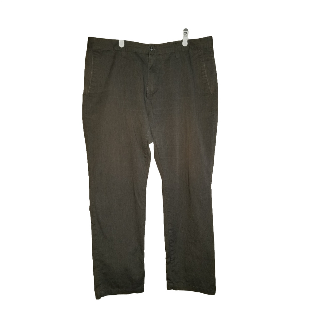 Volcom Mens Corpo Class Grey Straight Leg Chinos Label Reads Size 38